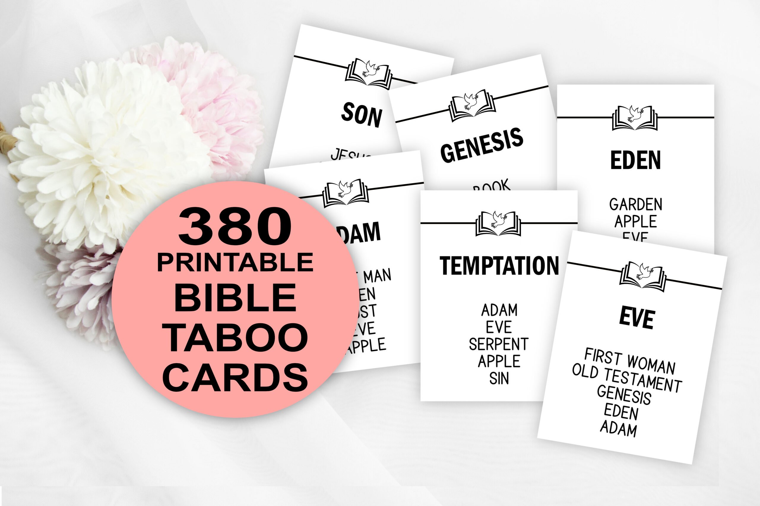 Biblical Taboo Card Game Printables Depot